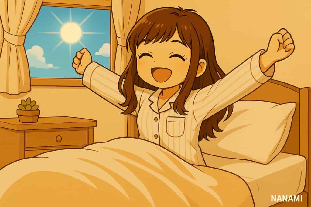 ぐっすり眠れる