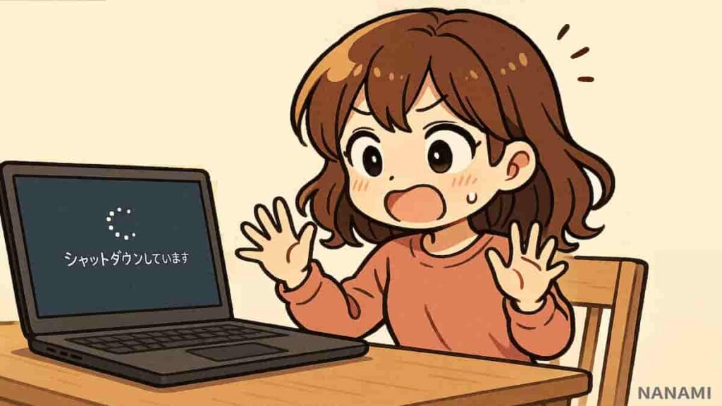 パソコンがフリーズ