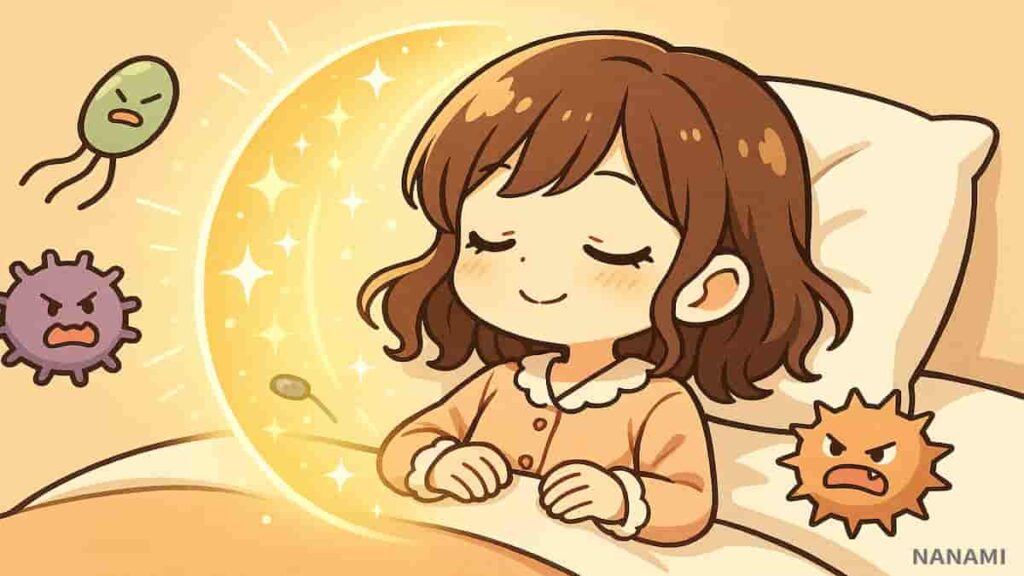 睡眠で免疫力を高める
