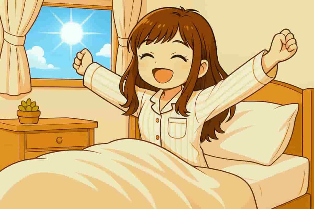 ぐっすり眠れる